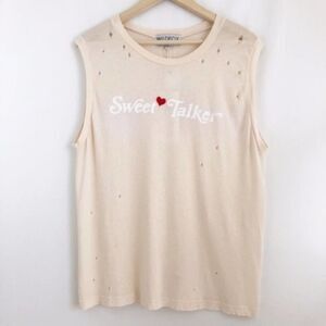 WILDFOX Graphic Sweet Talker Muscle Tank 